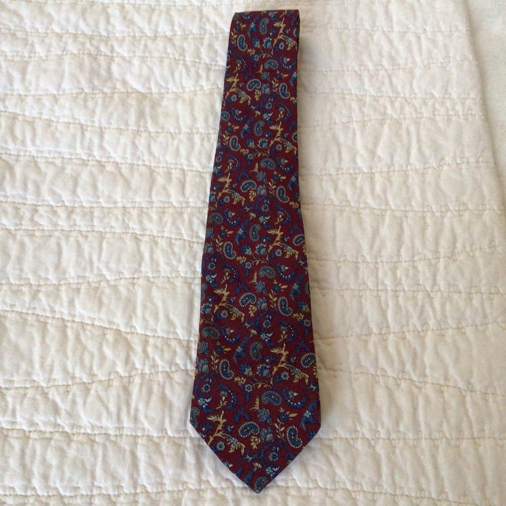 Lanvin vintage silk tie